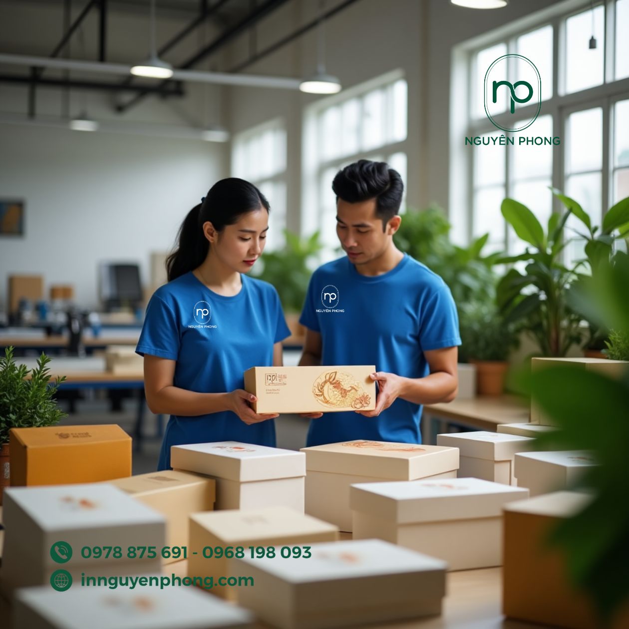 Quy trình gia công và sản xuất hộp đựng bánh trung thu